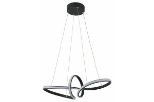 Adila lampa wisząca 1xLED/30W czarna 339001-30