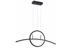 Evora lampa wisząca 2xLED/23W czarna 339801-30