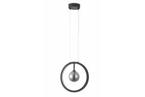 Omaha lampa wisząca 1xG9 + 1xLED czarna 339501-30