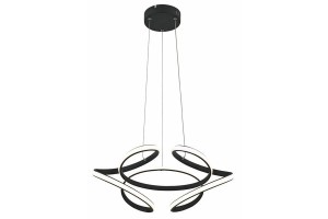 Narida lampa wisząca 1xLED/40W czarna 336701-02