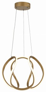 Clarence lampa wisząca (z pilotem) 1xLED/40W złota 335001-03