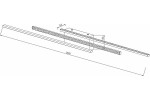 Amaroo lampa sufitowa 3xLED/24W w kolorze czarnym, o prostokątnym kształcie. Ułożona w poziomie, z widocznym mocowaniem. Długość 1000 mm, szerokość 80 mm, wysokość 52 mm. Idealna do nowoczesnych wnętrz.