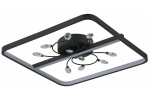 Dacota lampa sufitowa 1xLED/24W czarna 639301-30