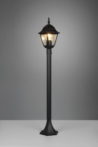 Livenza H100 lampa stojąca ogrodowa 1xE27 czarna 405760132