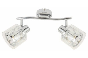 Elmo lampa sufitowa (spot) 2xE14 chrom/przeźroczysty 838802-06