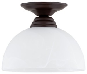 Frella lampa sufitowa 1xE27 brązowa O3460 P1 BR