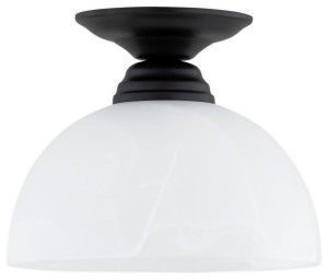 Frella lampa sufitowa 1xE27 czarna O3460 P1 CZA