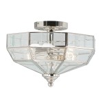 Old Park lampa sufitowa 2xE27 polerowany nikiel OLD-PARK-PN