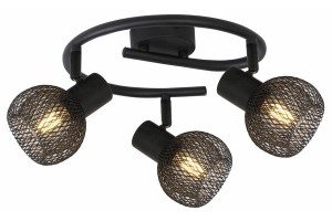Loretto lampa sufitowa (spot) 3xE14 czarna 830733-02