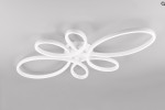 Lampa sufitowa Fly w kolorze białym z jednym źródłem LED o mocy 32W i temperaturze barwowej 4000K. Posiada nowoczesny, organiczny kształt z płynnie zakrzywionymi, okrągłymi elementami, montowana do sufitu.