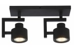 Alenis lampa sufitowa (spot) 2xGU10 czarna 823302-02