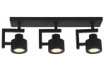 Alenis lampa sufitowa (spot) 3xGU10 czarna 823303-02