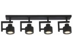 Alenis lampa sufitowa (spot) 4xGU10 czarna 823304-02