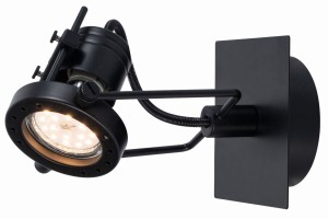 Fiji 2 kinkiet (spot) 1xGU10 czarny 823701-02