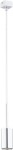Lampa wisząca Frigga O3144 W1 CH z chromowanym wykończeniem, pojedynczym gniazdem GU10. Posiada długi, przezroczysty kabel i cylindryczny klosz, zawieszona na kwadratowej podstawie. Idealna do nowoczesnych wnętrz.