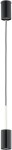 Lampa wisząca Frigga z jedną oprawą GU10, w kolorze czarnym z złotym detalem. Posiada prostą, cylindryczną formę, zawieszoną na długim przewodzie. Widoczna metalowa konstrukcja oraz elegancki design, idealna do nowoczesnych wnętrz.