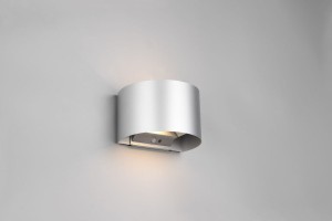 Talent kinkiet zewnętrzny z czujnikiem ruchu i zmierzchu 2xLED/1W tytan R27769187