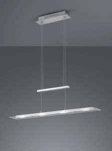 Milos lampa wisząca 4xLED/20W nikiel R32004107