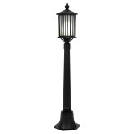 Detroit lampa stojąca ogrodowa 1xE27 czarna K-8212