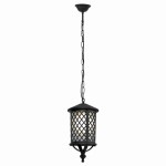 Chicago lampa wisząca ogrodowa 1xE27 czarna K-8216