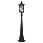 Chicago lampa stojąca ogrodowa 1xE27 czarna K-8217