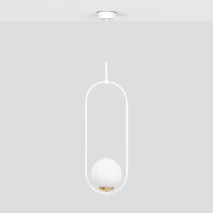Malta lampa wisząca 1xE14 biała K-5300