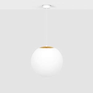 Elmo D30 lampa wisząca 1xE14 biała/złota K-5312