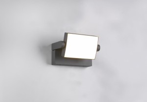 Kansas kinkiet  zewnętrzny elewacyjny 1xLED/10W antracyt 246860142