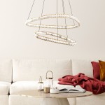 Athesa lampa wisząca (z pilotem) 2xLED/36W złota MD3169-2-3GT