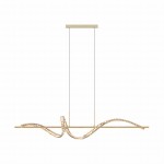 Athesa lampa wisząca (z pilotem) 1xLED/24.5W złota MD3170-1-3GT
