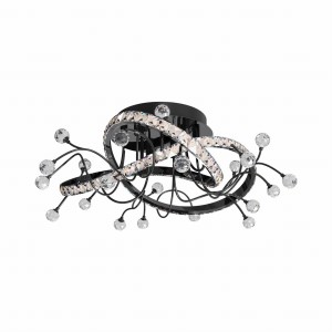 Maia lampa sufitowa (z pilotem) 1xLED/26W czarna MX3481-1S-3BCT
