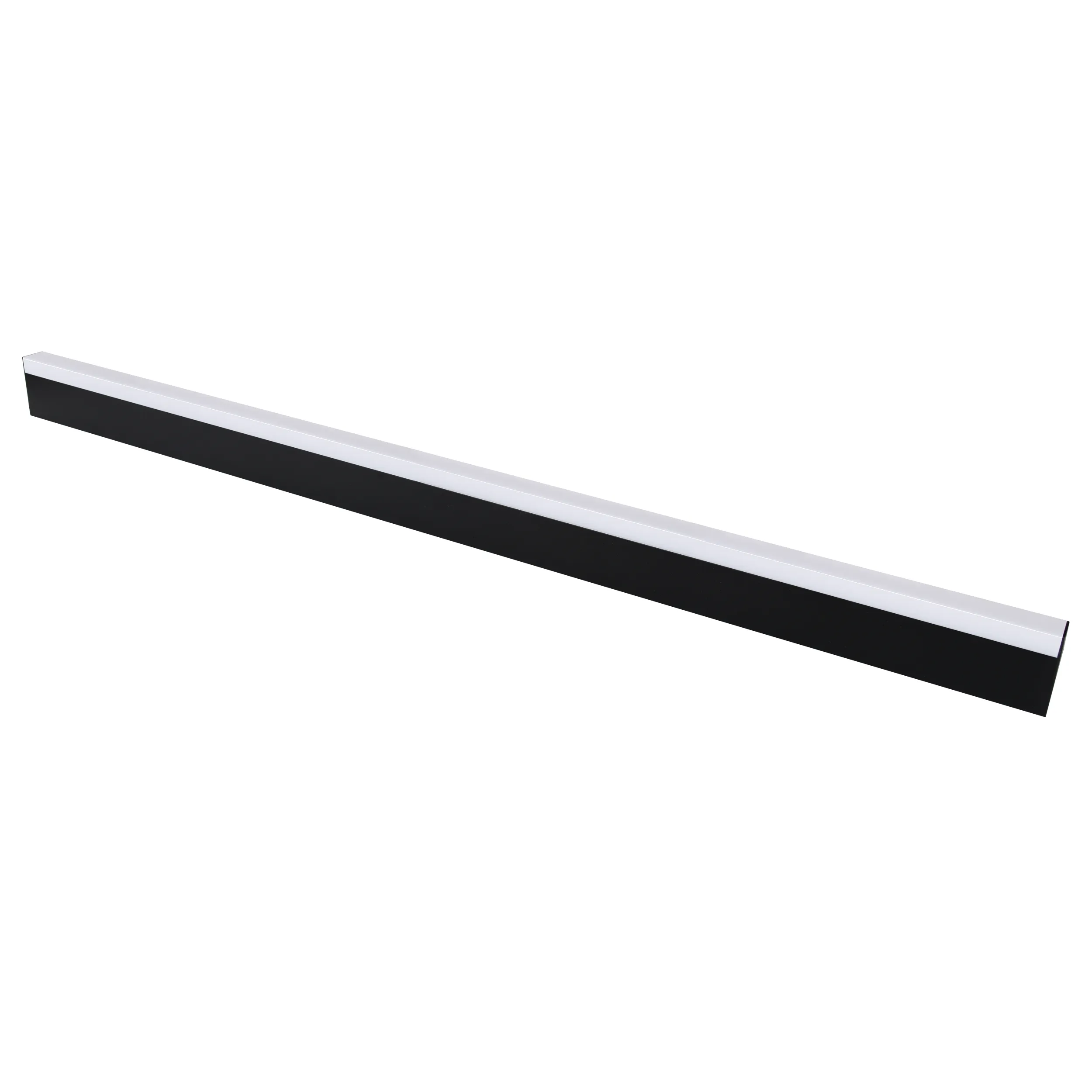 Lampa wisząca Sigi IV w kolorze czarnym, z białym detalem, długości 1 metra, przeznaczona do montażu sufitowego. Wyposażona w diodę LED o mocy 36W i temperaturze barwowej 3000K, idealna do nowoczesnych wnętrz.