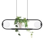 Finestra lampa wisząca 2-punktowa czarna K-4961