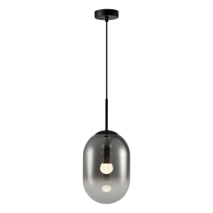 Alias D24 lampa wisząca 1xE14 czarna ML0323