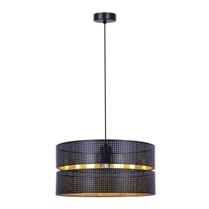 Zimbo D40 lampa wisząca 1xE27 czarna K-5221