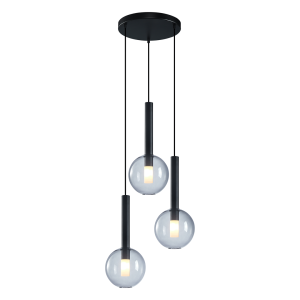 Niko lampa wisząca 3xG9 czarna ML0333