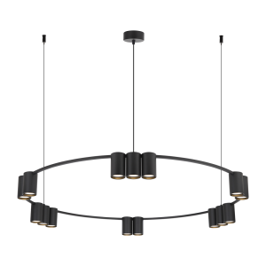 Genesis lampa wisząca 15xGU10 czarna ML0376