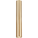 Lampa sufitowa Genesis H40 w złotym kolorze, w kształcie cylindrycznym, z jedną oprawą na żarówkę GU10. Prezentuje gładką, metaliczną powierzchnię, z widoczną szczeliną na dole, przez którą wydobywa się światło.