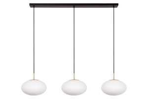 Elysee lampa wisząca 3xE27 czarna/złota 21430/03/61