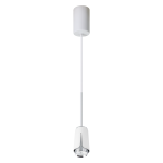 Flower lampa wisząca 1xGU10 biała/chrom ML0275