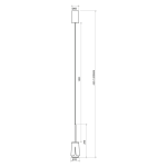 Lampa wisząca Flower 1xGU10 w kolorze białym z chromowanymi detalami. Prosta konstrukcja z okrągłym kloszem o średnicy 60 mm, zawieszona na cienkim przewodzie, regulowana wysokość od 450 mm do 1200 mm. Idealna do nowoczesnych wnętrz.