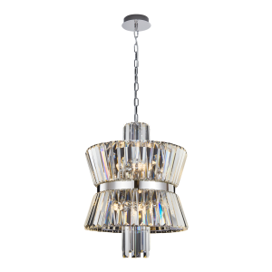 Aurelia lampa wisząca 8xE14 chrom ML0404