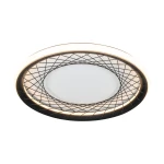 Nest  plafon 1xLED/38W czarny ML0523