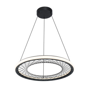 Nest lampa wisząca 1xLED/43W czarna ML0524