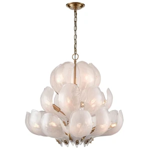 Cannes lampa wisząca 22xE14 mosiądz P22791BR