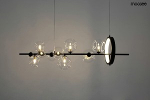 Alure Line 120 lampa wisząca 10xG9+1xLED/15W czarna MSE010100286