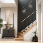 Lampa wisząca Echo 1xLED/3W w kolorze złotym, o geometrycznym kształcie, zawieszona na długim kablu. Widoczna w nowoczesnym wnętrzu, obok schodów i mebli, na tle ciemnej ściany, z dekoracyjnymi akcesoriami w otoczeniu.