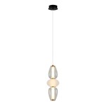 Gastel lampa wisząca 1xLED/16W czarna PND-74937-3-BK