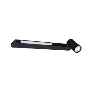 Mannari kinkiet 1xGU10+1xLED/8W czarny W230757202
