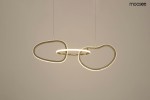 Jazz lampa wisząca 3xLED/36W złota MSE1501100203